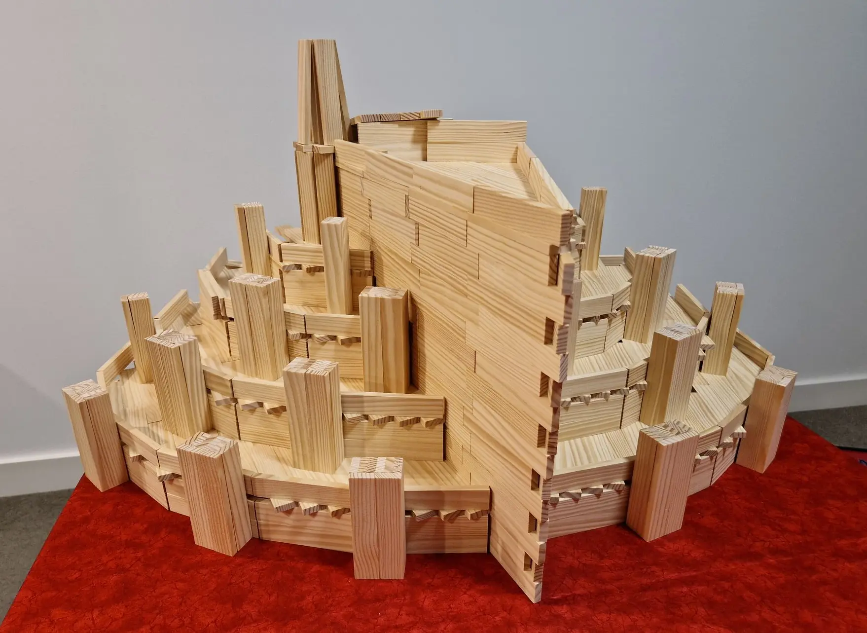 Minas Tirith Lord of the Ring kapla planks